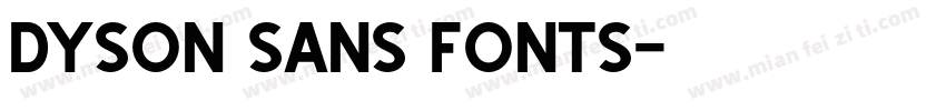dyson sans fonts字体转换